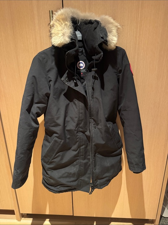 Canada Goose Jackets & Blazers - Canada Goose Black Parka with Natural Fur-Trim Hood